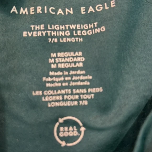 American Eagle Outfitters Teal Leggings - Picture 4 of 7